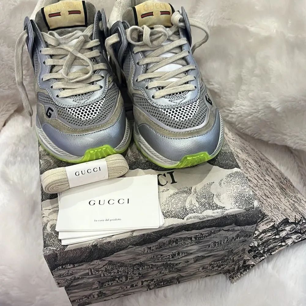 Gucci distress sneakers